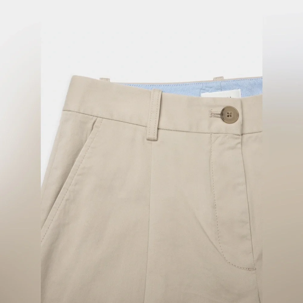 Aritzia Chino Mid-rise Carrot Pant in Beige Tan Washed Tundra Taupe - Picture 8 of 12